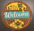 Bee Welcome Door Sign