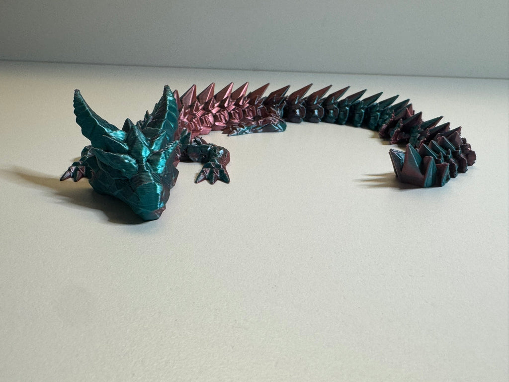 Articulated Crystal Stone Dragon - Prismor