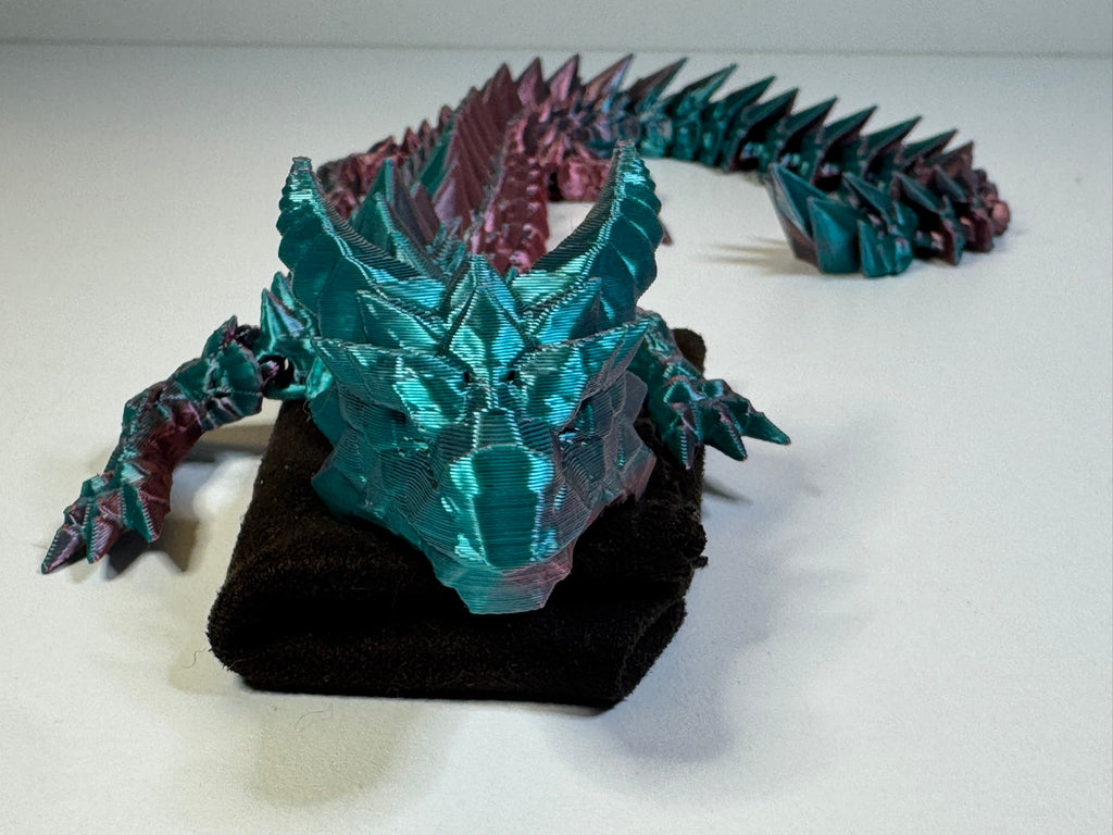 Articulated Crystal Stone Dragon - Prismor