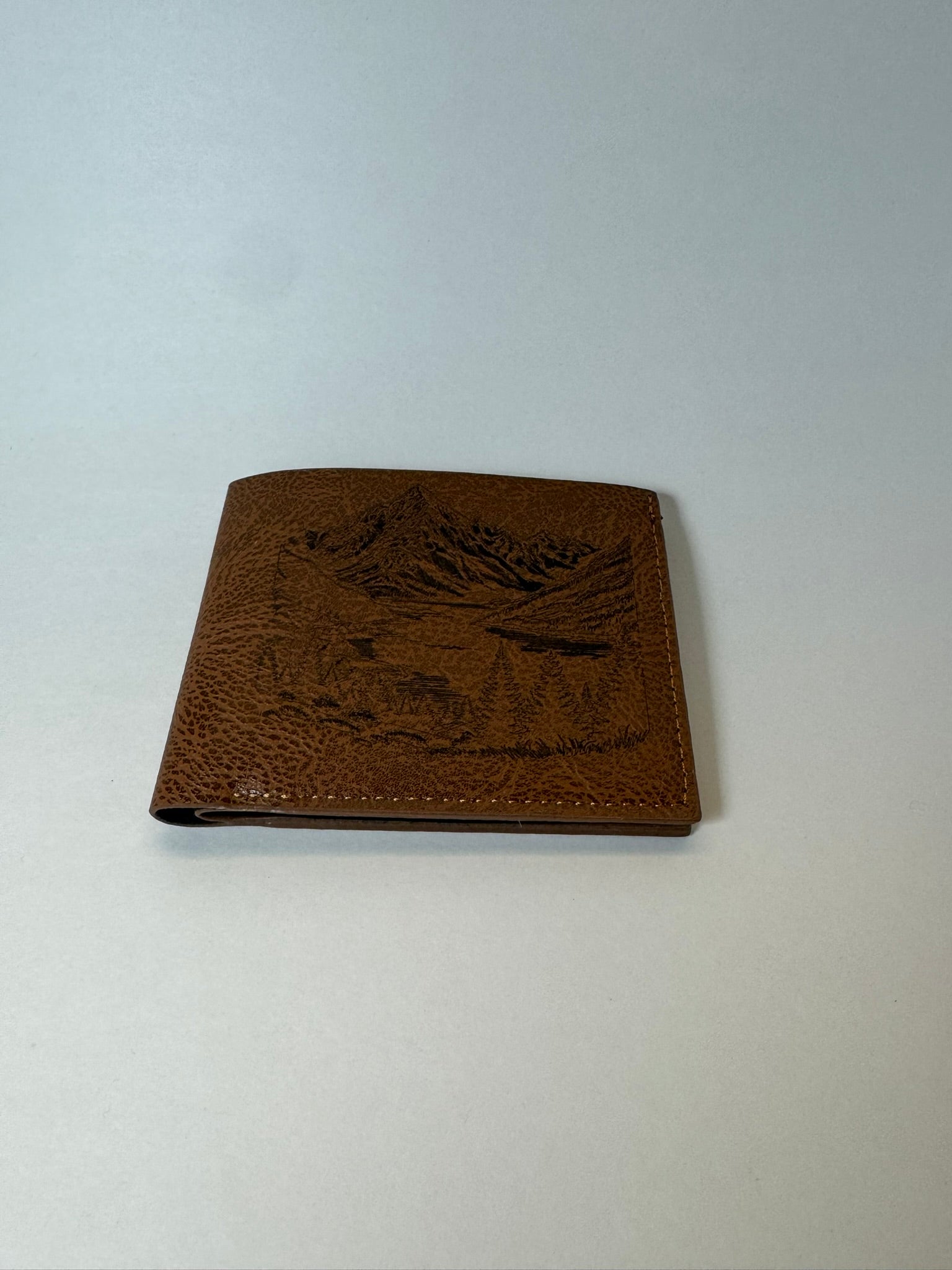Mountain Engraved Wallet