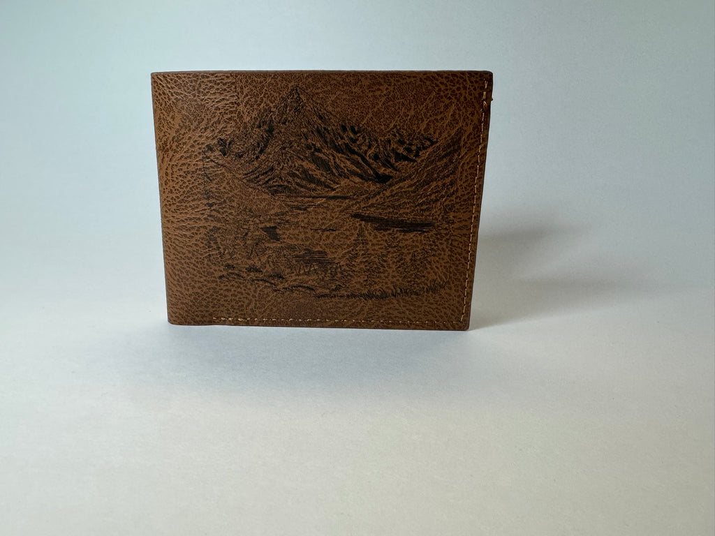 Mountain Engraved Wallet