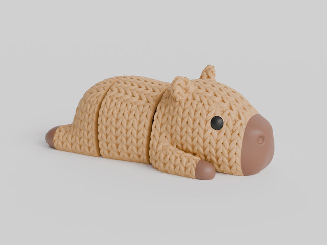 Knitted Articulated Capybara