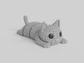 Knitted Articulated Cat