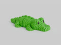 Knitted Articulated Crocodile
