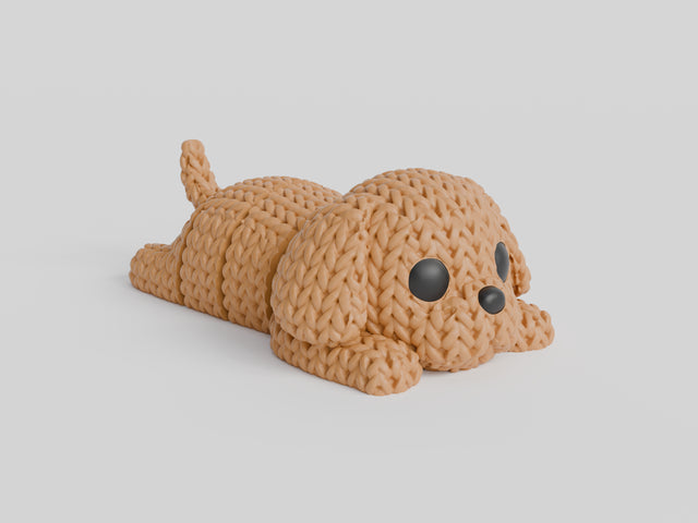 Knitted Articulated Dog