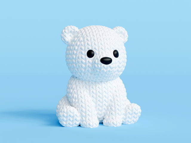 Knitted Baby Polar Bear
