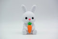 Knitted Bunny With Carrot