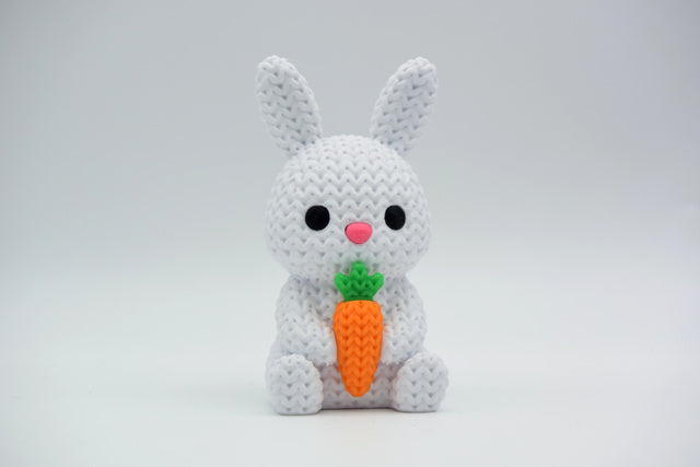 Knitted Bunny With Carrot