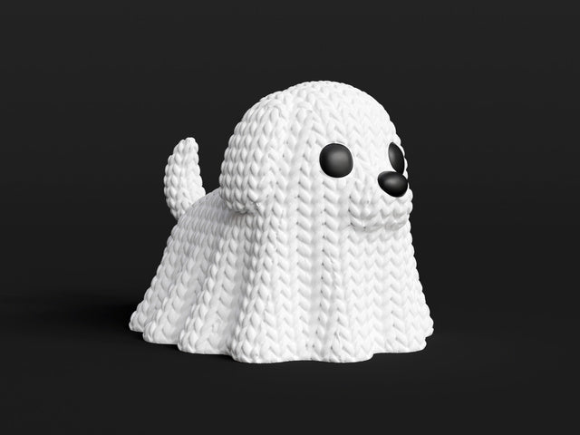Knitted Dog Ghost
