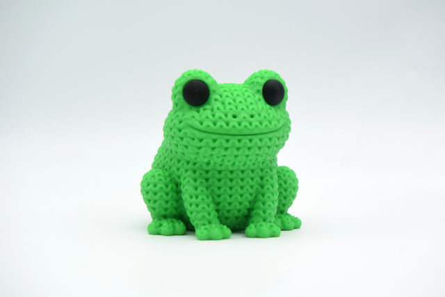 Knitted Frog