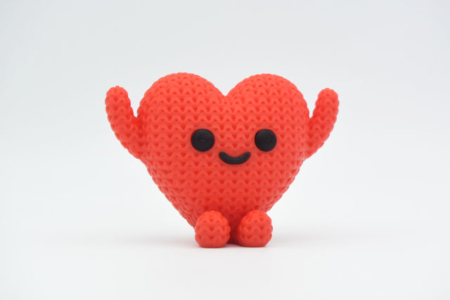 Knitted Heart Buddy