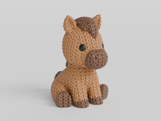 Knitted Horse