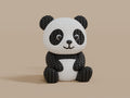 Knitted Panda