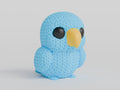 Knitted Parrot