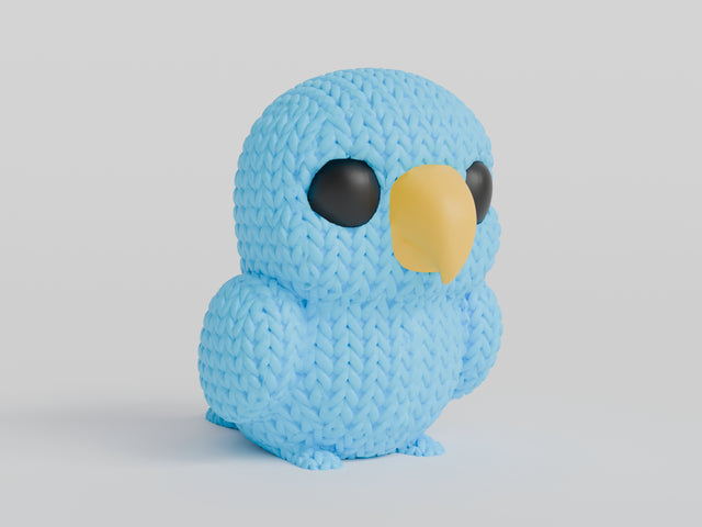 Knitted Parrot