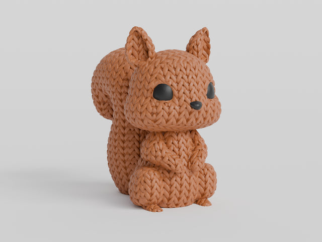 Knitted Squirrel